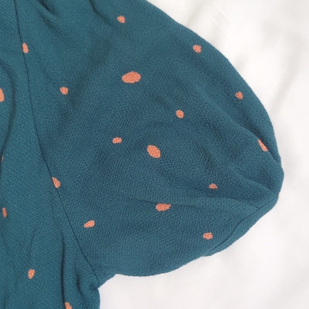 NWT Free People Abbie Reversible Mini Dress, Color Green Combo Size 2 - Picture 8 of 16